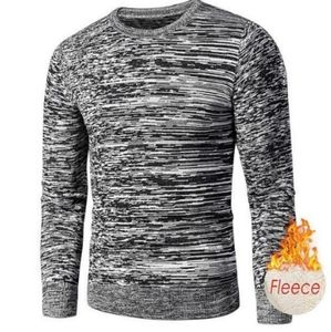 Mens Casual Fleece Pullover Cardigan Sweater